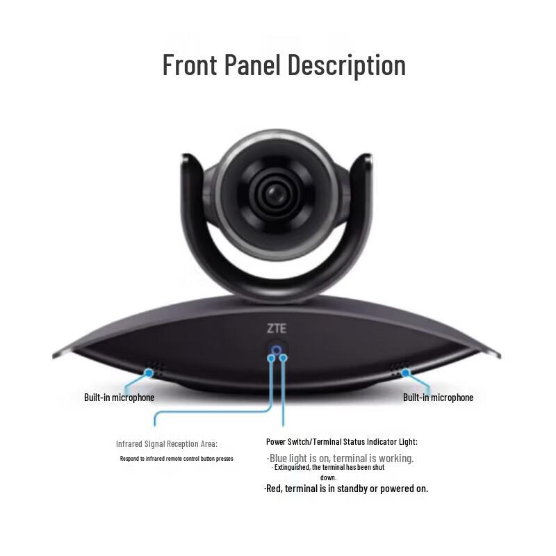 ZTE ZXV10 ET301 HD Video Conferencing Terminal (CN Version)