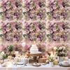 Background Wall Artificial Rose Flower Wall Multicolor Hydrangea Flower Panel  Gift