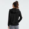 Hooded Sports Coat Women's Loose Running Smock Large Size Fitness Wear Long Sleeve Yoga Wear