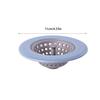 Kitchen Sink Strainer Wide Application Easy to Clean Durable Silicone Easy Install Silica Gel Silicone Sink Drain, Blue