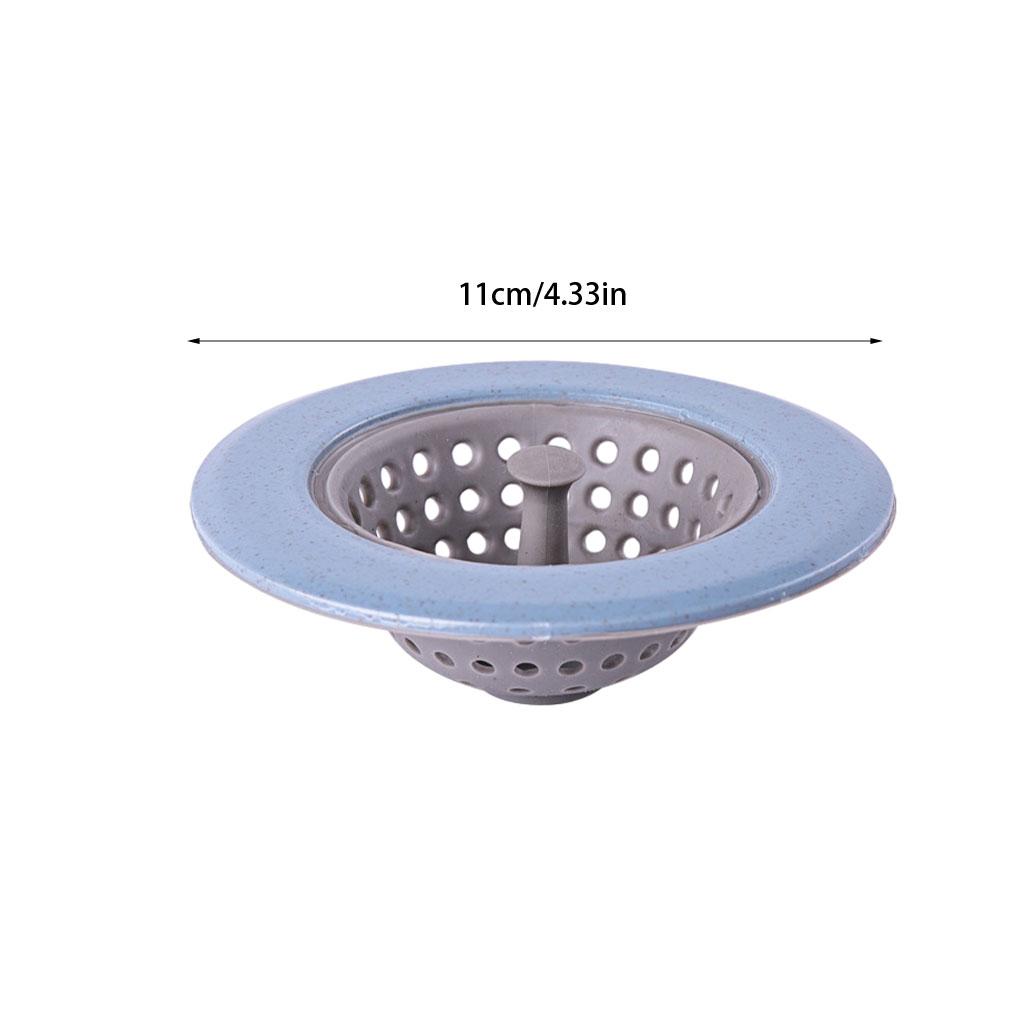 Kitchen Sink Strainer Wide Application Easy to Clean Durable Silicone Easy Install Silica Gel Silicone Sink Drain, Blue
