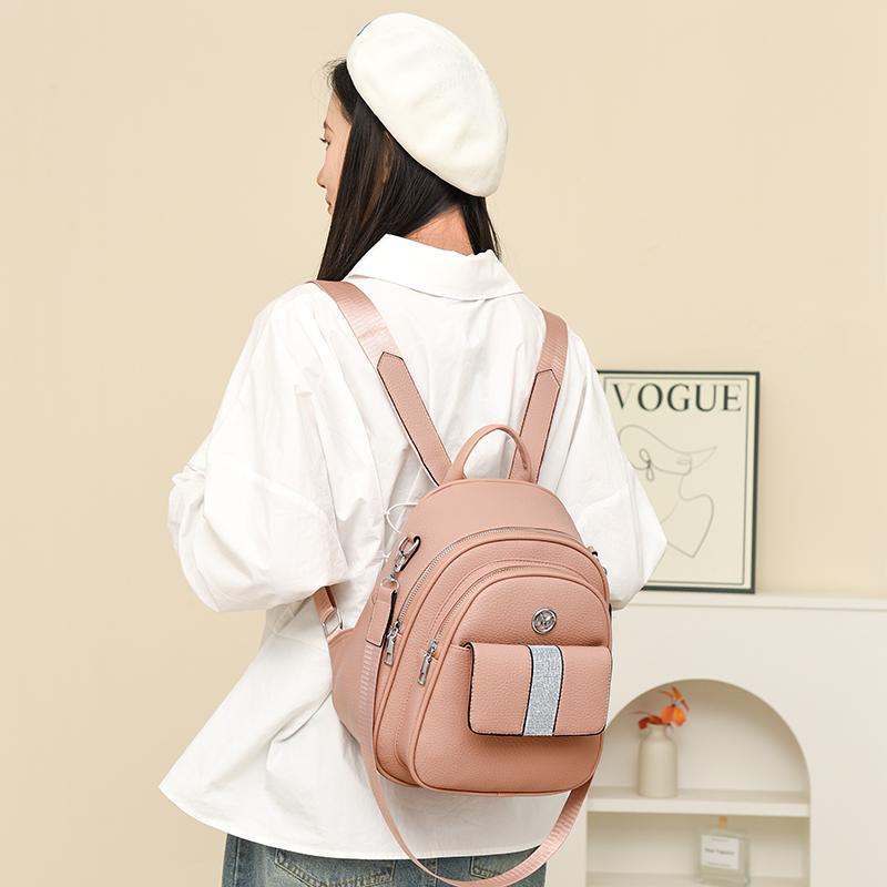 Sac à dos étudiant en PU pour femme