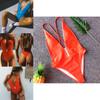 Premium Women One Piece Swimsuit Bikini Set Featuring Push-up Monokini And Zipper Design