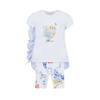 Lapin House Childrens/Kids Ruffle T-Shirt And Leggings Set