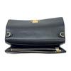 Tory Burch Britten Hollow Logo Chain Leather Shoulder Crossbody Bag Women Bags Black Black-Gold 141012-001