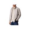 Solid Color Letter Print Zipper Ribbed Knit Stand Collar Long Sleeve Jacket Men Jackets Flint-Lime J30J325592-PB3