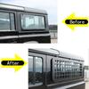 Aluminum Alloy For Land Rover Defender 110 130 2004-2018 Car Rear Side Window Protective Hanging Bag Board Car Accessories