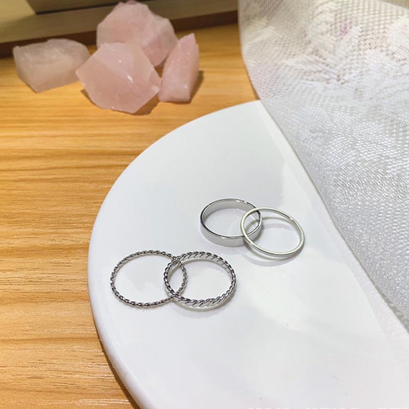 Elegant Fairy Butterfly Quad Ring Set: Trendy Cold Style Index Finger Design for Women