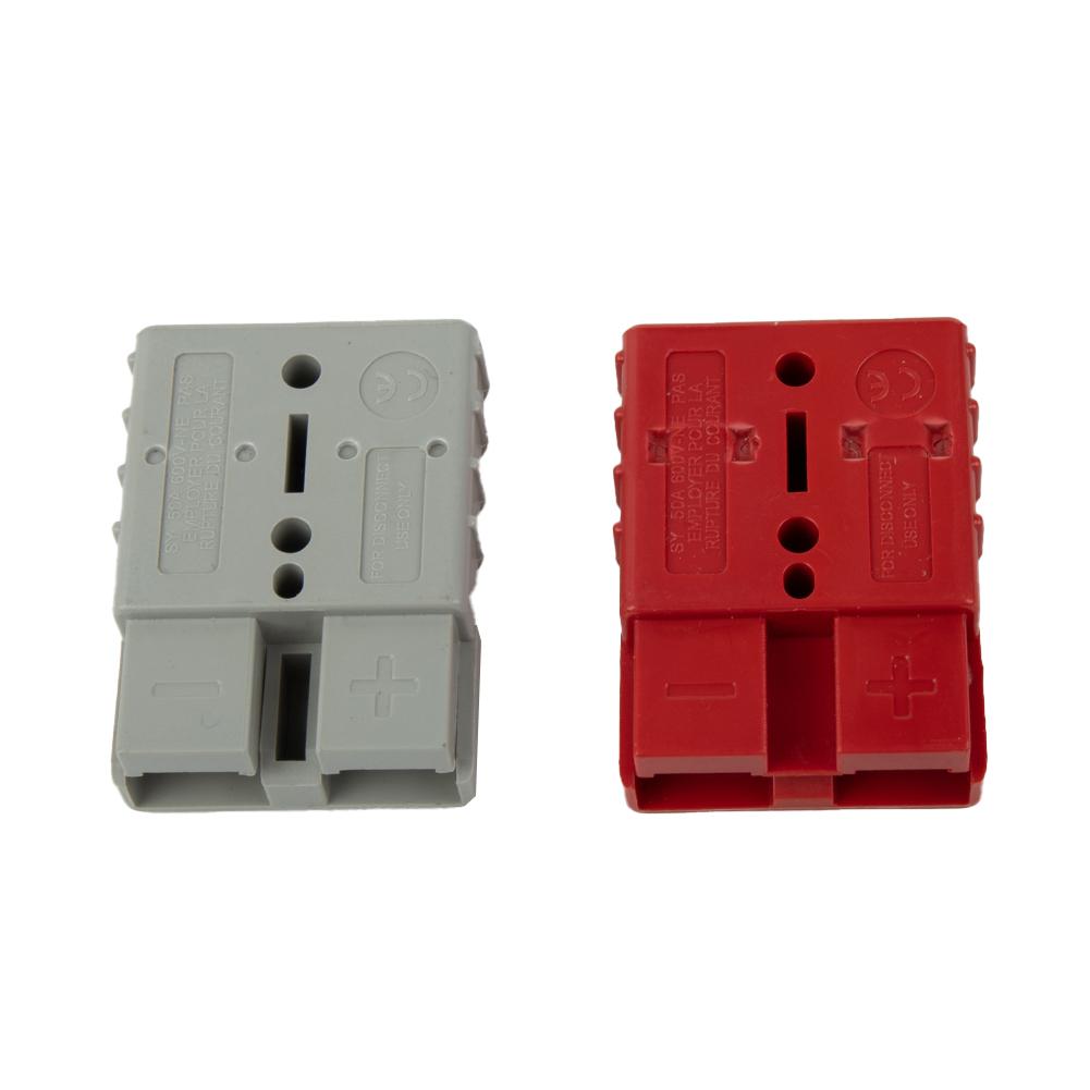 Type Connectors 50A 6PCS Set 6AWG 12 24V DC Power Connectors with Silver Plated Contacts for Extended Service Life