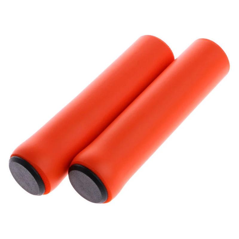Bicycle Handlebar Cover Silica Gel Grips Cuffs Mtb Anti Slip Grip Tricycle Scooter Handlebar For Kids Biking Bicycle Accessory