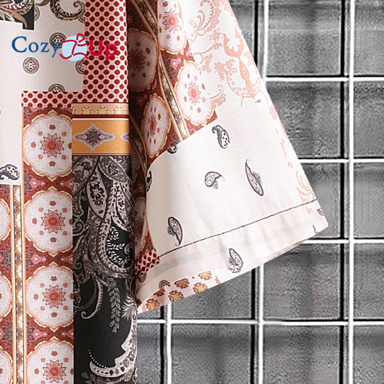 Мужская модная рубашка с коротким рукавом с принтом граффити в богемном стиле — фото 6