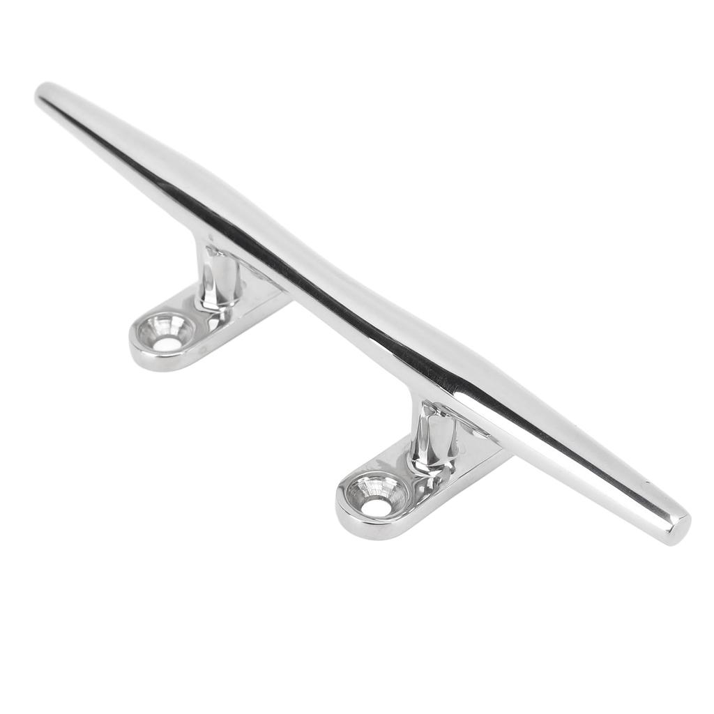 Boat Cleats 4 Pcs Boat Mooring Cleats Durable Stainless Steel Dock Cleats for Marine Yachts Inflatable Yachts Business Yachts (8")