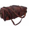 76,2 cm große Leder-Reisetasche aus echtem Leder für Herren, Fitnessstudio, Vintage-Wochenende, Gepäck, Übernachtung, Seesack
