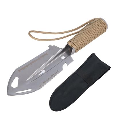 Mini-Kelle, Rucksack-Schaufel, multifunktionaler Edelstahl für die Gartenarbeit, Bepflanzung im Freien