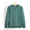Japanese-Style Air Cotton Casual Sweatshirt for Men, Round Neck Pullover, Autumn Long-Sleeve T-Shirt, Unisex Style Top, Base Layer Jacket