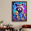 DIY Diamond Painting Groot and Raccoons Cross Stitch Kit Mosaic Art Diamond Painting Full Circle Diamond Home Decoration