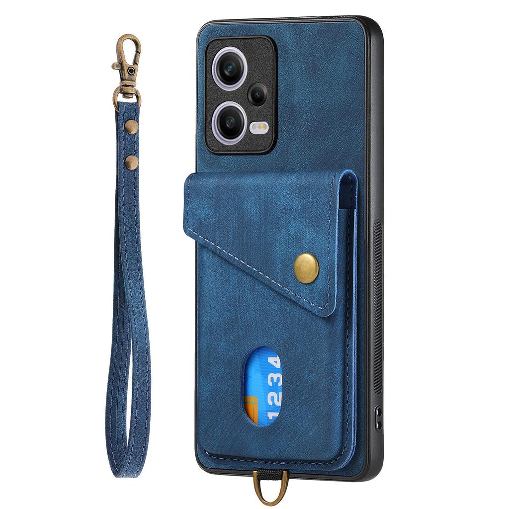 D1 Etui na Xiaomi Redmi Note 12 Pro 5G/12 Pro Speed 5G/Poco X5 Pro 5G ze stojakiem Skóra+TPU Pokrowiec na telefon