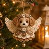 Hand-Knit Animal Crochet Ornament DIY Kit Wing Animal Yarn Pendant Kit  Window Display