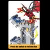 1176Pcs MOC Dragons Game Roller Dice Tower Building Blocks Set And Dungeonsed Self-Loading Dice Bricks Toys Kids Christmas Gift
