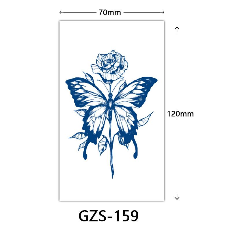 Herbal Juice Tattoo Sticker, Back Of Hand Juice Semi-Permanent Tattoo Sticker, Sweat-Proof Tattoo