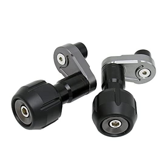 YUANYE Frame Sliders and Fairing Guards for Ninja 400 and Ninja Aluminum Alloy Adhesive 250, Anti-Tip (Gray)