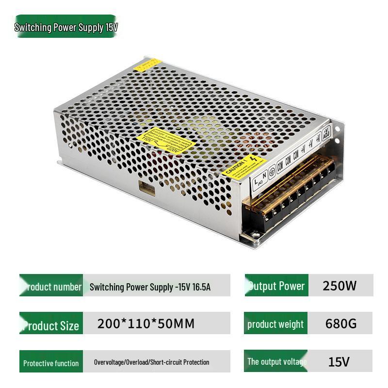 15V 150W LED Security Monitoring Switching Power Supply