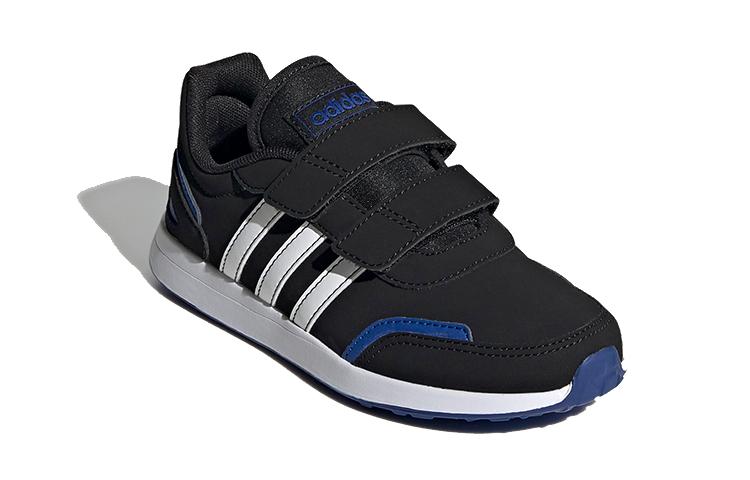 Adidas Neo Vs Switch 3 Breathable Low top Kids' Running Shoes Black Blue White Children Aged 3 7 Years Old FW3983