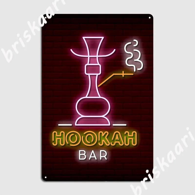 Hookah Bar Shishabar Metal Sign pub pub Garage Plaques Custom Tin sign Poster 20X30CM