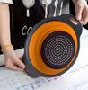 Collapsible Silicone Kitchen Strainer with Handles