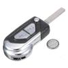 Service Kit for Citroen DS3 with 2-Button Remote Key Fob Case and Battery-yu Included