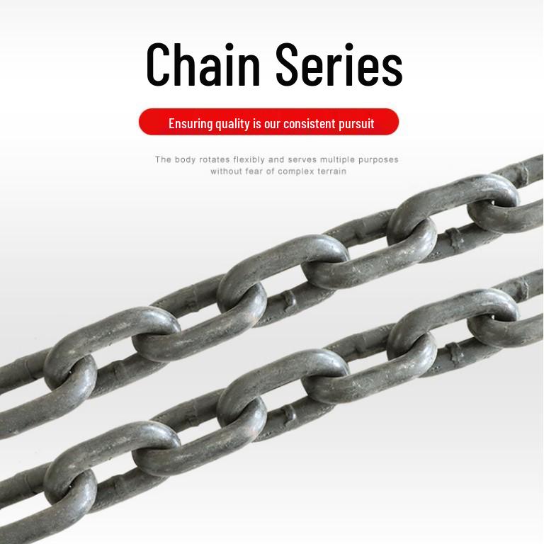 G80 High-Strength Manganese Steel Lifting Chain with Round Link for Heavy-Duty Applications
