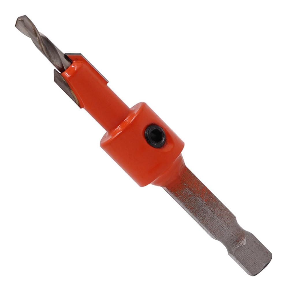 8 Sizes Countersink Drill Bit Set Carpentry Tools Countersunk Counter Sink Bit For Woodworking Hex Shank Wood Counterbore Drill