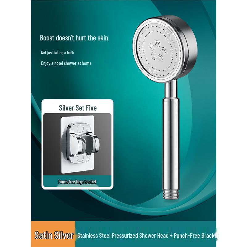 Pure 304 Stainless Steel High Pressure Drop-Proof Shower Head