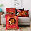 Kwaii Anime B-Buldaks Pillow Covers Cartoon Sofa Decorative Home Double-sided Printing Short Plush Cute Cushion Cover