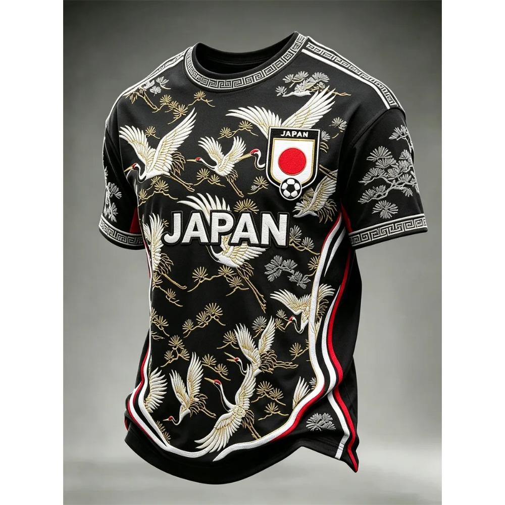 2026 Edition Japanese Fans Football Training T-Shirt - 3D Digital Printing - Comfortable and Breathable - Family Clothing