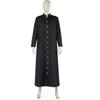 Mantello Medievale da Mago con Cappuccio: Robe Cosplay a Maniche Lunghe 5 Colori