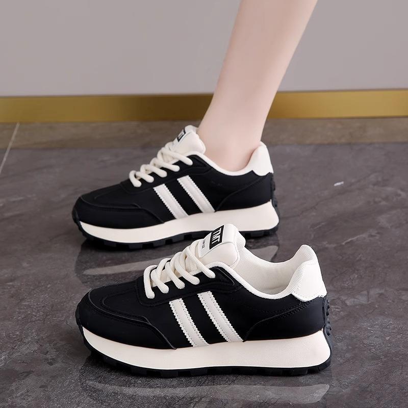 Yang Mi's schwarze Sneaker Damen Kleinformat Laufschuhe Herbst 2 Neu