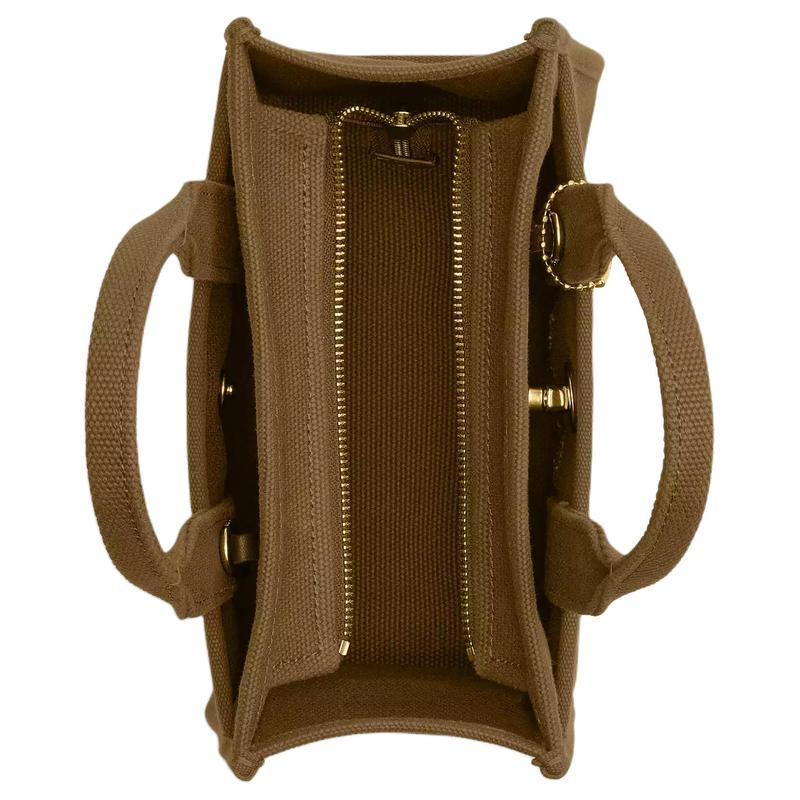 COACH Cargo 20 Logo Charm Removable Shoulder Strap Tote Bag Tote Bag Shopping Bag Fabric Shoulder Bag Small Women's Olive