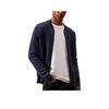 Solid Color Zipper Long Sleeve Bomber Jacket Men Jackets Blue 40BP302-501
