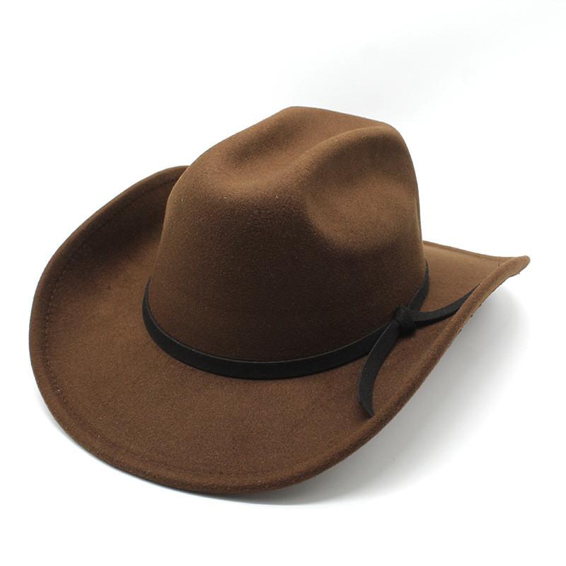 Summer Wool Felt Fedora Hat With Wide Brim Breathable Sunshade For Women And Men