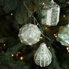 New Green Glitter Sequins Foam Christmas Ball Christmas Tree Hanging Ornaments for Home New Year Christmas Decoration