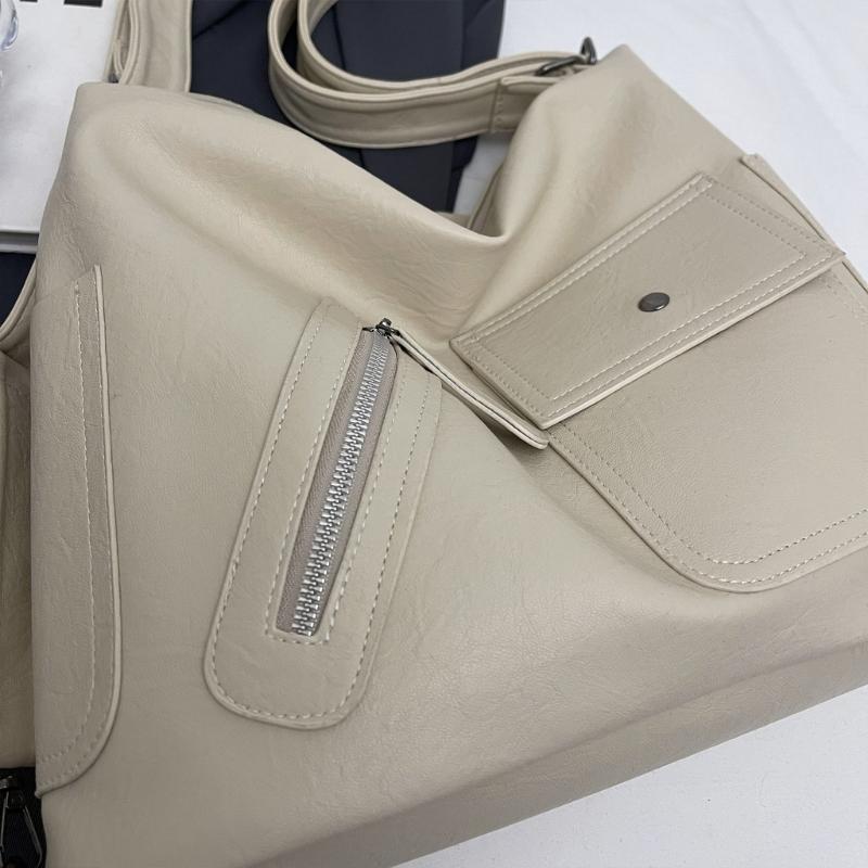 Women Bag Large Capacity Crossbody Bag Casual Shoulder Bag PU Leather Messenger Bag Fashion Backpack Student School Bag