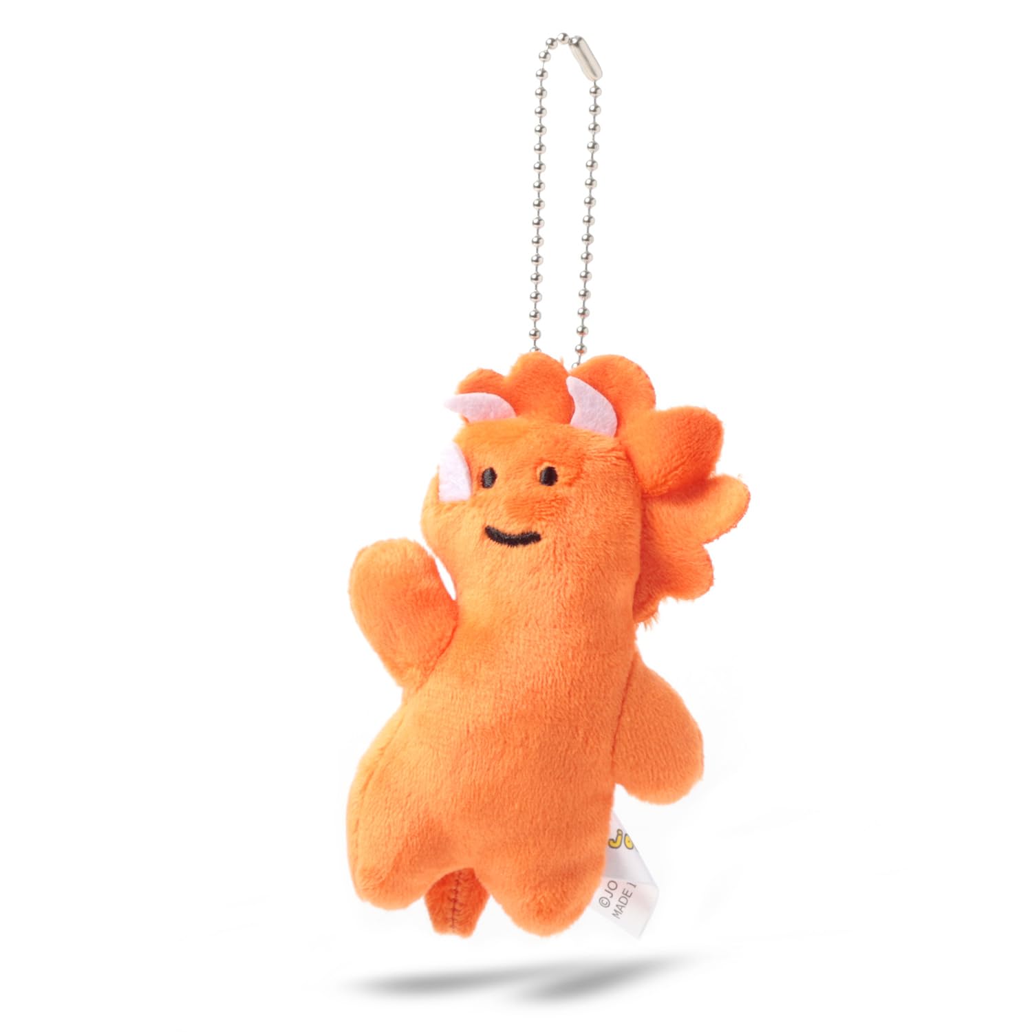 

[JOGUMAN] Jogman Plush Mascot Ball Chain (Triceratops (Orange))