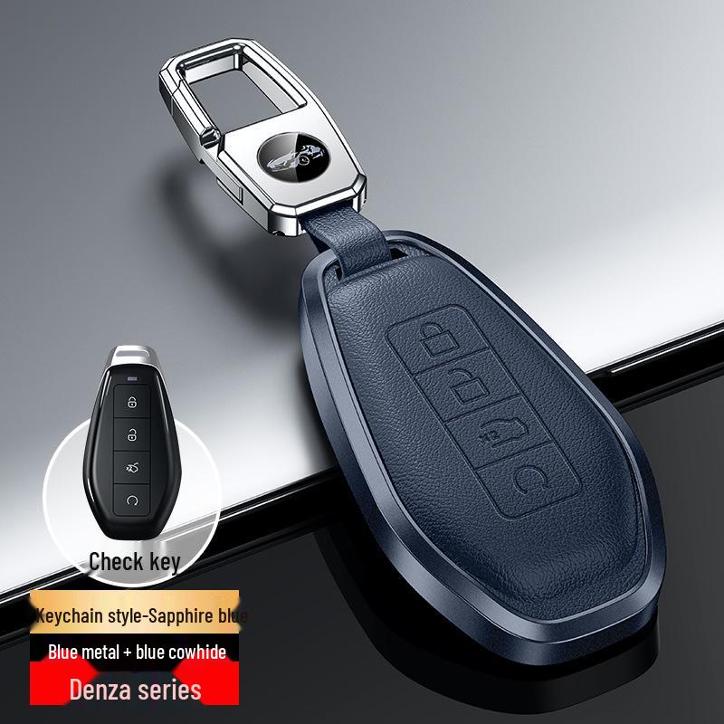 Kompatibel mit 25 Modellen von Denza N9 und D9, bietet diese hochwertige Metall-Schlüsselhülle eine stilvolle und schützende Lösung für Ihren Autoschlüssel.