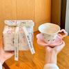 Birthday gift for girls, high-value flowers, coffee cups, gift boxes, ceramic cups and saucers, afternoon tea, water cups, souvenirs