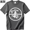 Vintage Sommer T-Shirt für Herren Birdland New York Jazz Vogel Saxophon Musik Logo Kurzarm Streetwear Rundhalsausschnitt T-Shirt