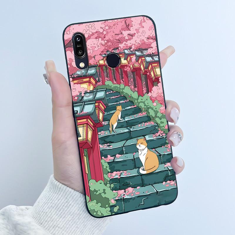 Für Asus Zenfone Max ZB555KL Max Pro ZB601KL ZB602K Hülle Niedliche Cartoon-Druck Schutzhülle Weiches Silikon Schwarzes Handygehäuse