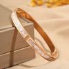 Hot-selling titanium steel bracelet, girls' high-end sense of fashion, popular light luxury in Europe and the United States, Gypsy star love diamond 