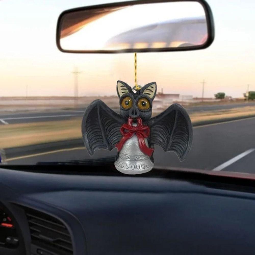 Skull Car Acrylic Pendant Double Sided Printing Skull Hanging Ornament  Backpack