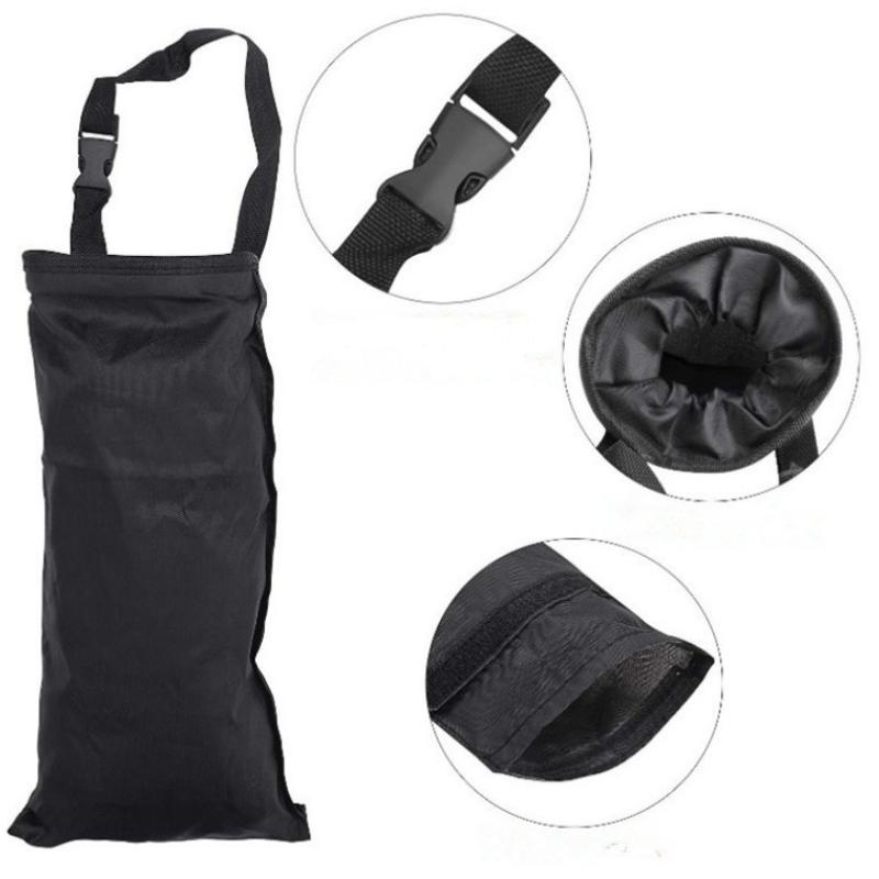 Car Garbage Bin Oxford Cloth Black Auto Trash Bag Hanging Seat Back Storage Bag Trash Can Organizer Car Accessories